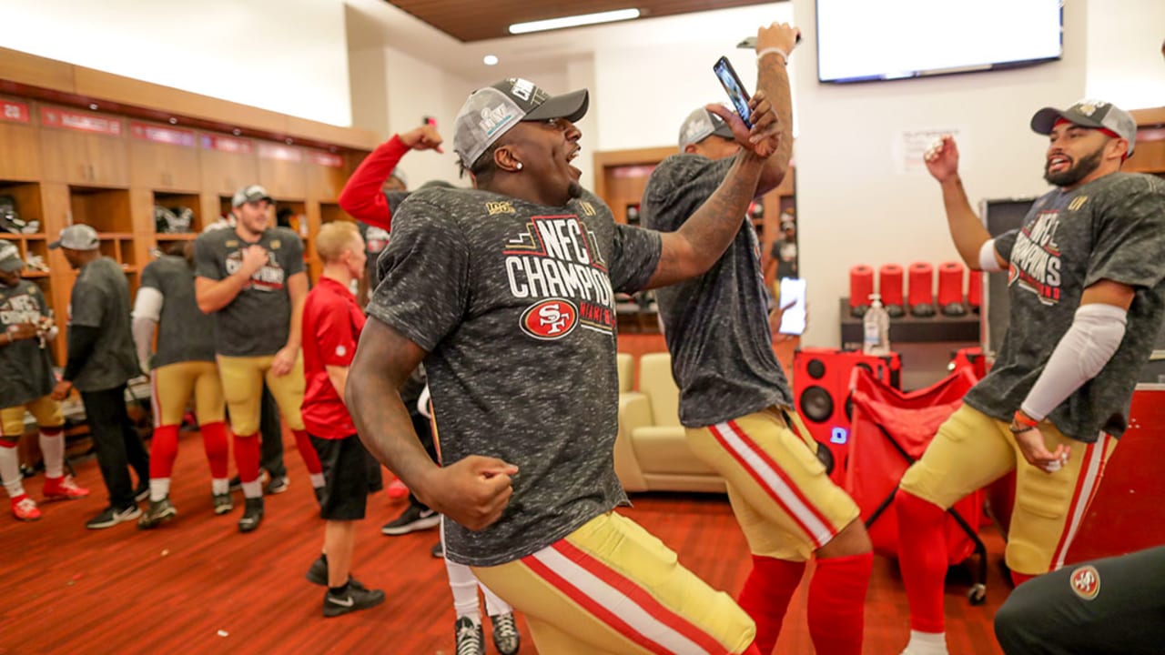 49ers media availability: Locker room set up for final day before players  depart - Niners Nation