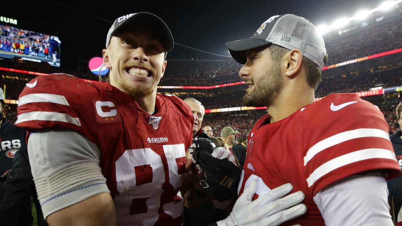 George Kittle voices support for Jimmy Garoppolo to return as 49ers'  starting QB in 2021