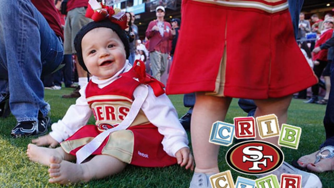 infant 49ers cheerleader outfit