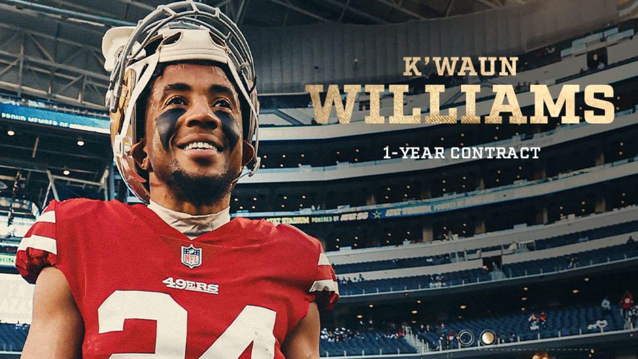 49ers Re-sign CB K'Waun Williams