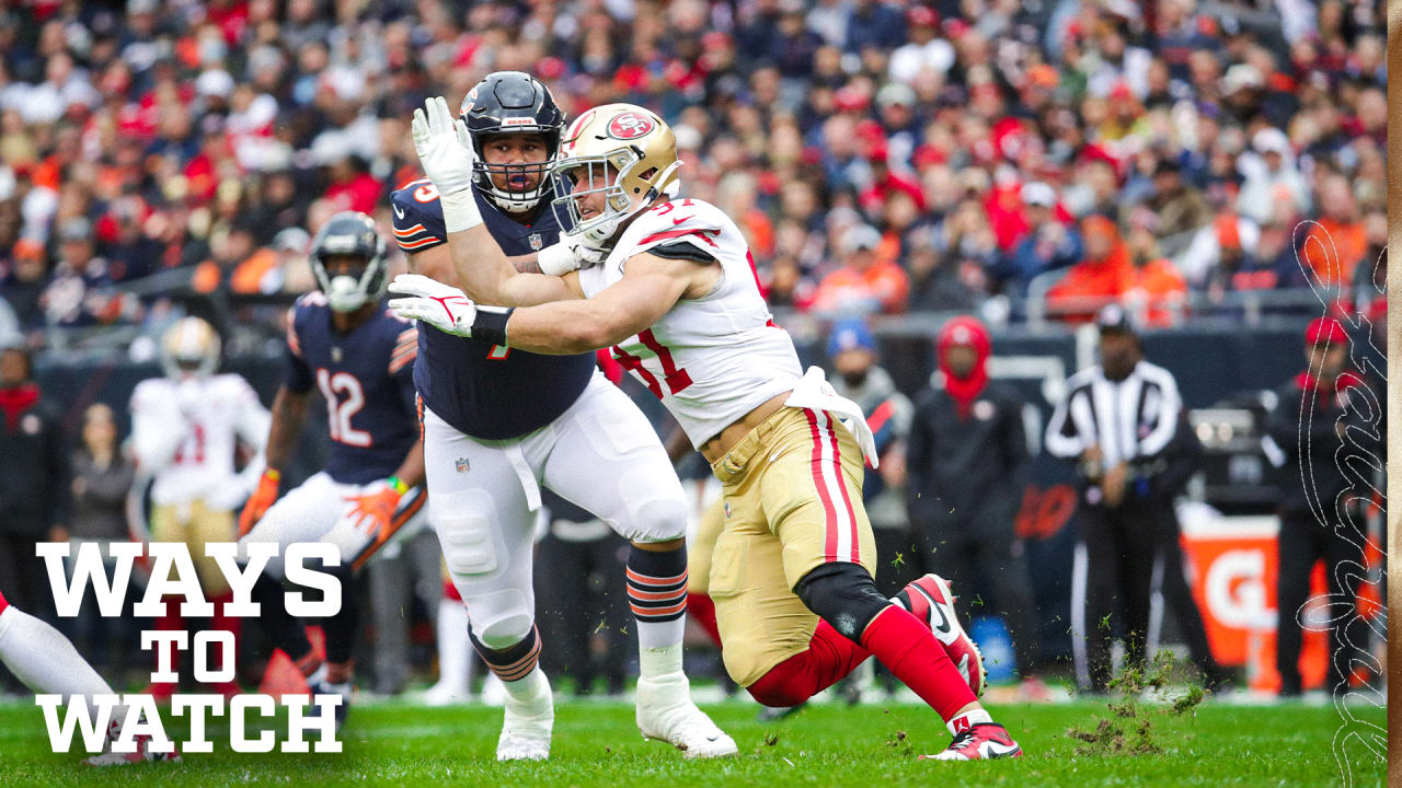 Bears vs. 49ers live stream: TV channel, how to watch NFL this