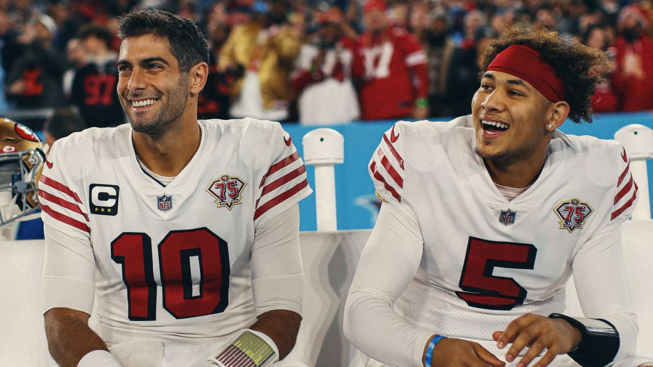 Jimmy G Believes Trey Lance 'Has a Bright Future' With 49ers