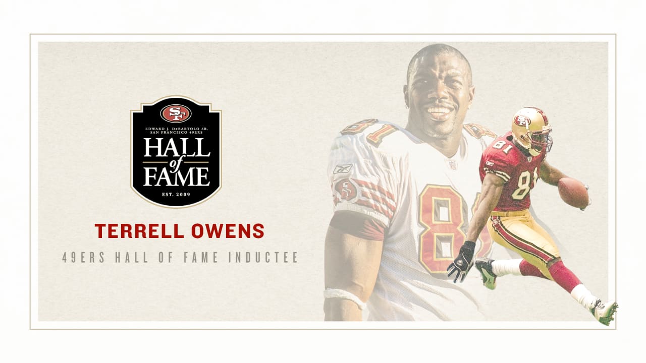 Terrell Owens to Be Inducted into San Francisco 49ers Hall of Fame.