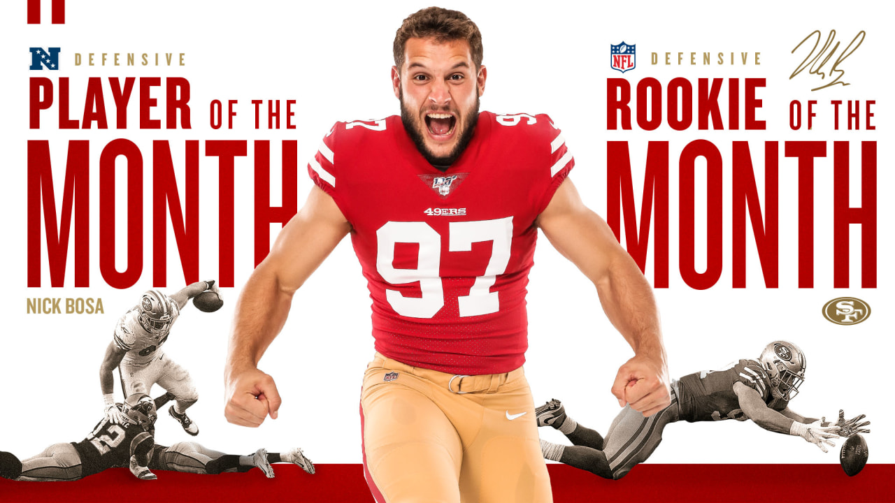 49ers' Nick Bosa named defensive rookie of the year