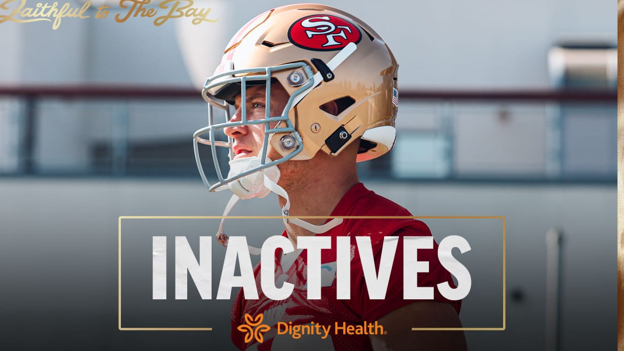 49ers inactives: George Kittle and Charvarius Ward are ACTIVE