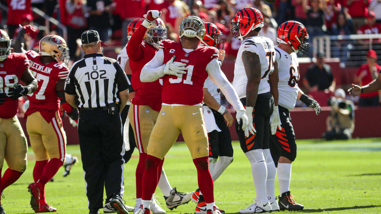 San Francisco 49ers Top Plays Vs. The Cincinnati Bengals In Week 8