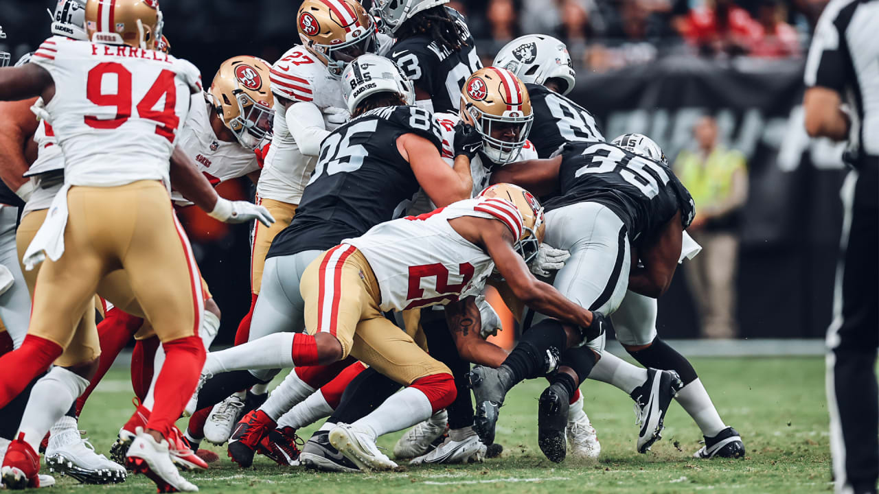 49ers execute wild tip drill for touchdown vs Raiders