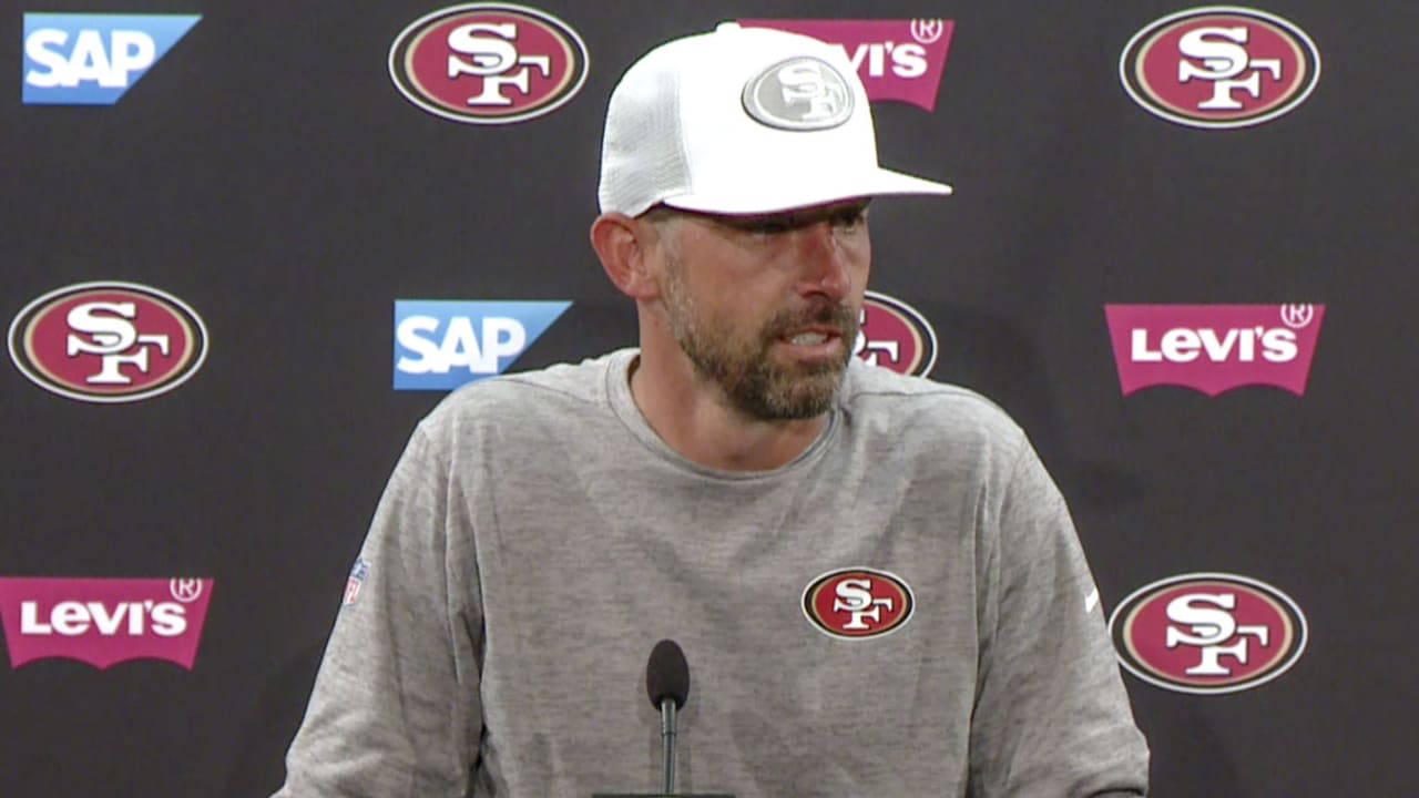 49ers Coach Gives Heartbreaking Speech After C.J. Beathard's