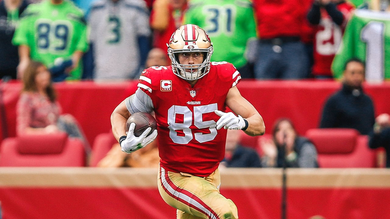 George Kittle OUT, Garrett Celek Active in Divisional Matchup vs. Seahawks