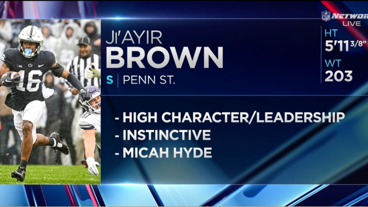 49ers NFL draft picks: Penn State S Ji'Ayir Brown