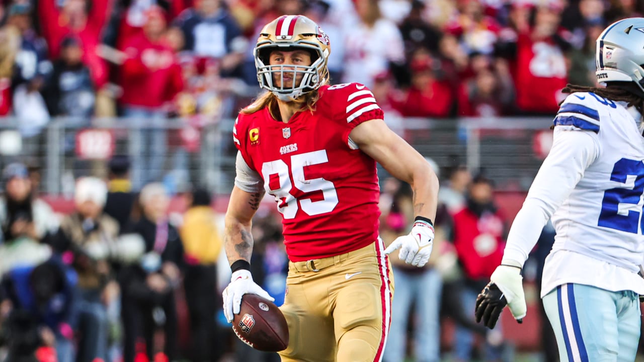 Brock Purdy Connects with George Kittle on a 31-Yard Dart