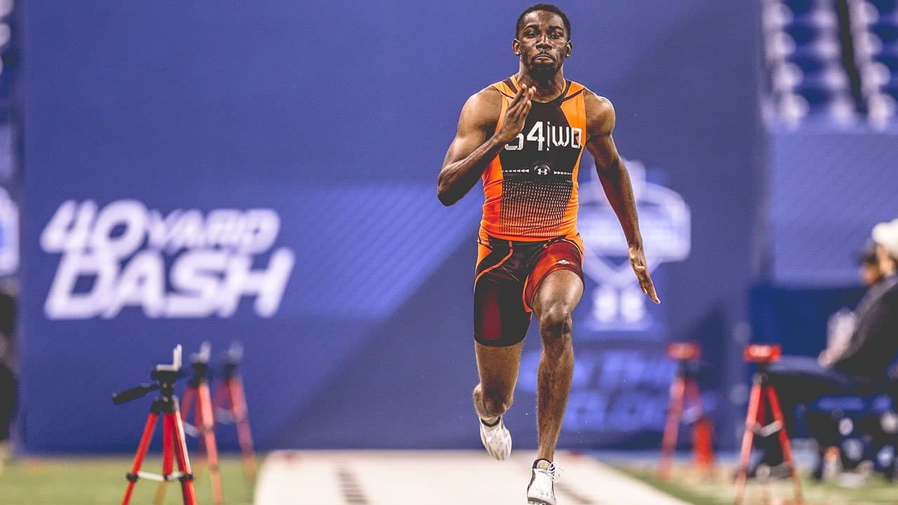Top 5 Fastest 40Yard Dash Times from the Combine