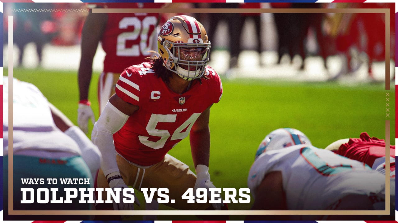 San Francisco 49ers vs. Miami Dolphins live stream, TV channel