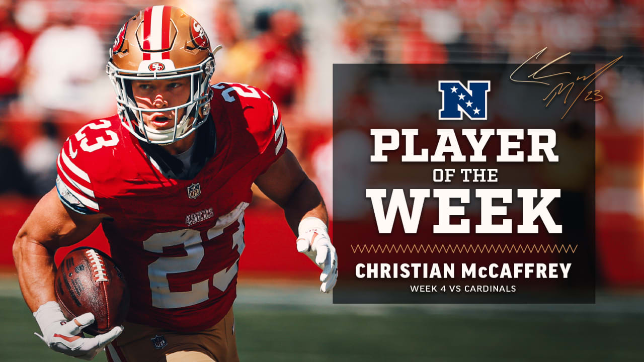 Christian McCaffrey Named NFC Offensive Player of the Week