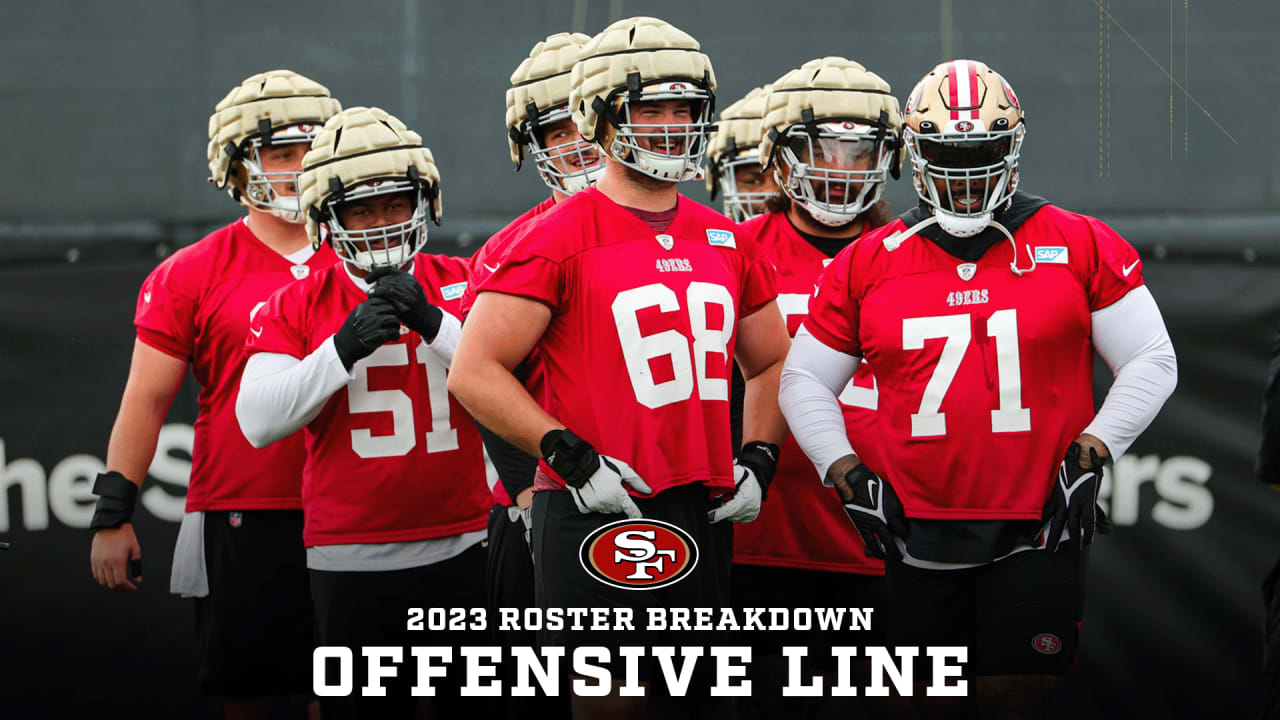 49ers 2023 Roster Breakdown: Offensive Line