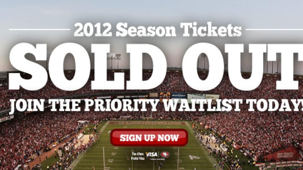 2012 Season Tickets Sold Out