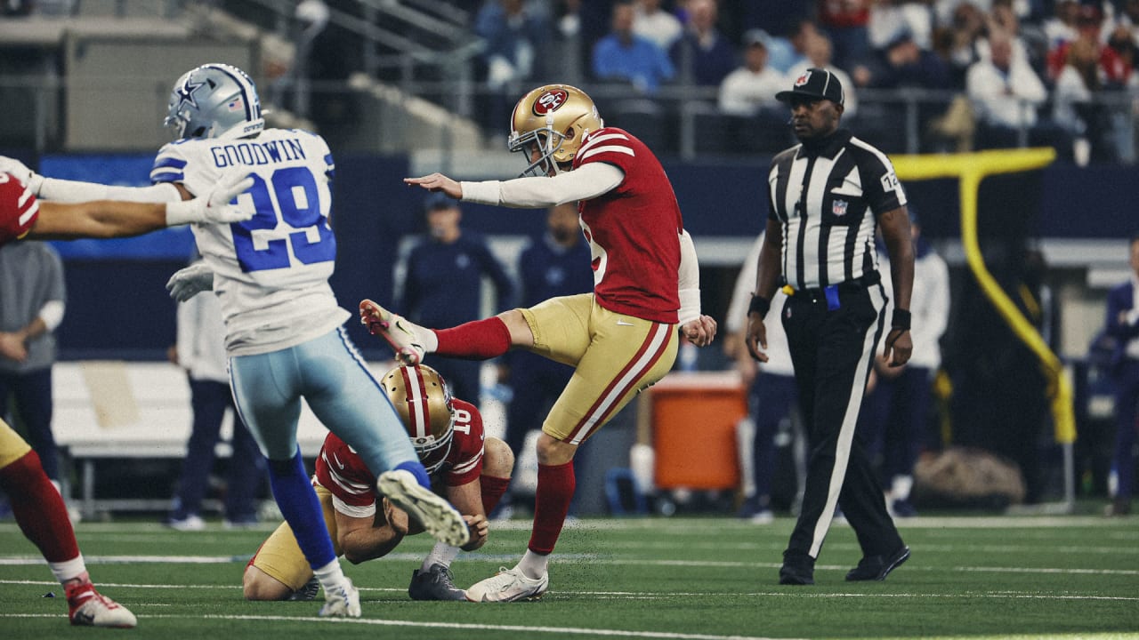 49ers' Gould warmed up with hilarious pregame routine vs. Packers