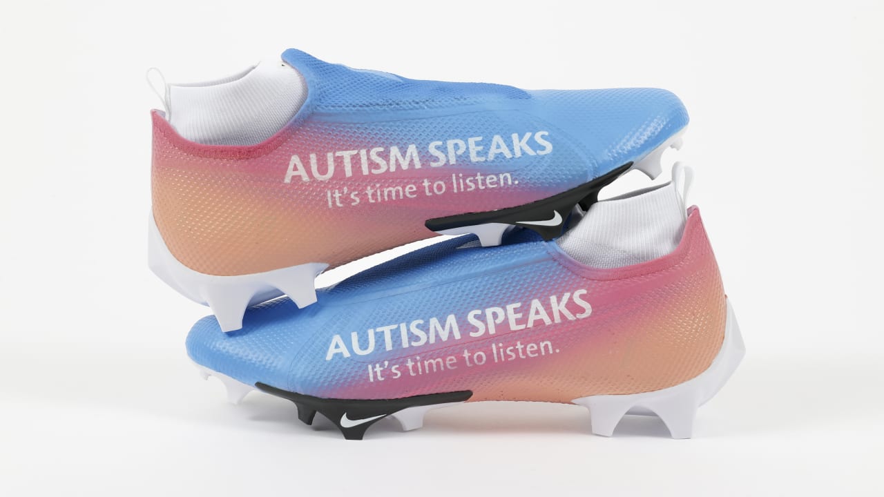 Stadium Custom Kicks on X: Autism Awareness Under Armour Harper 5 Cleats  & Turfs A portion of all proceeds will benefit Autism Services &  Resources CT, Inc. which serves a vital role