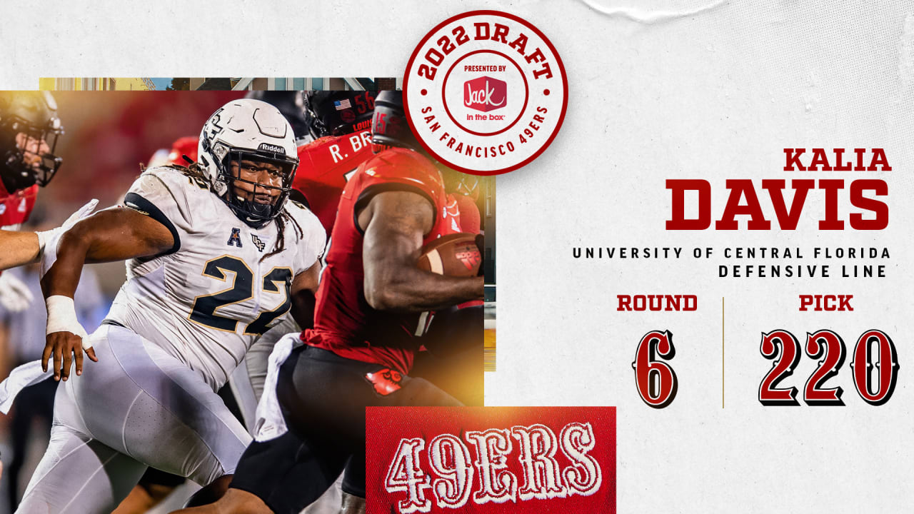 San Francisco 49ers pick UCF DT Kalia Davis in Sixth Round of 2022