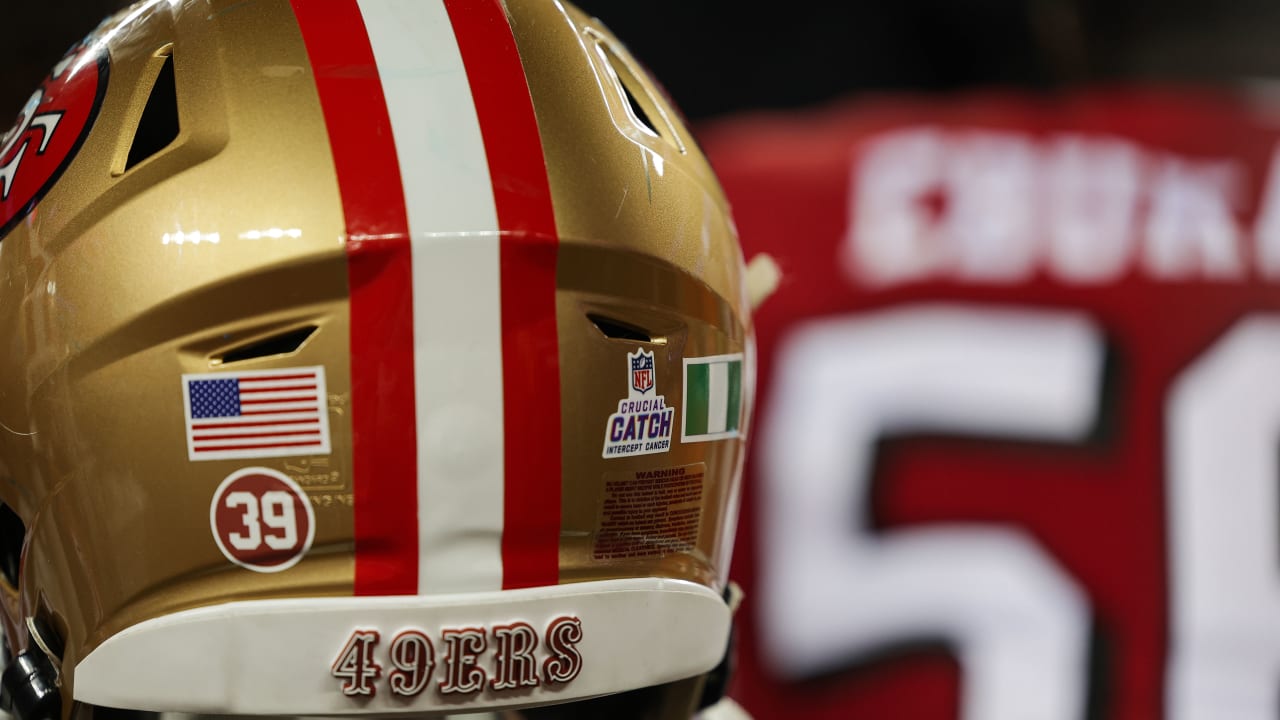 nfl helmets logos 49ers