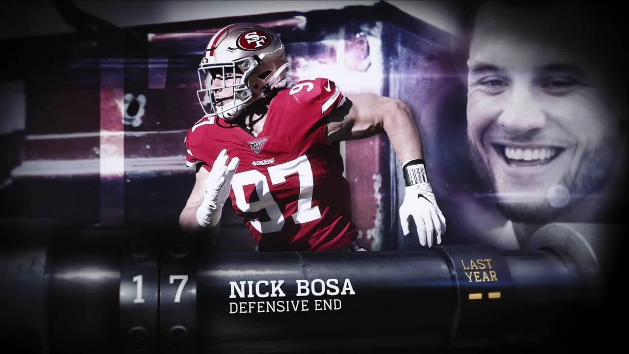 San Francisco 49ers - Nick Bosa is the highest ranked defender following  his rookie season in #NFLTop100 history. ➡️ 49rs.co/3ge3GKs