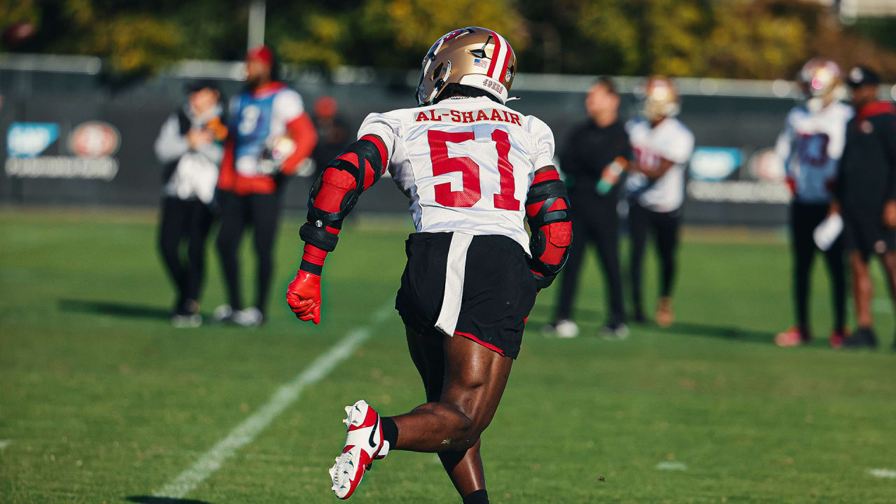 49ers-Falcons: Elijah Mitchell, linebackers Al-Shaair, Greenlaw out