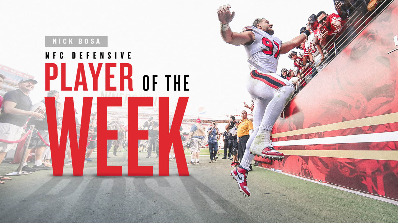 Nick Bosa Named NFC Defensive Player of the Week