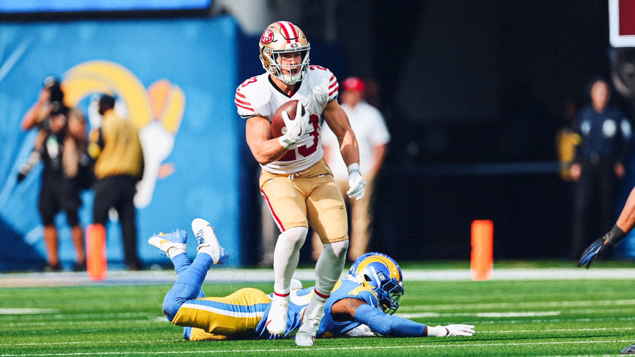 Watch: 49ers RB Christian McCaffrey hauls in impressive TD catch vs. Rams