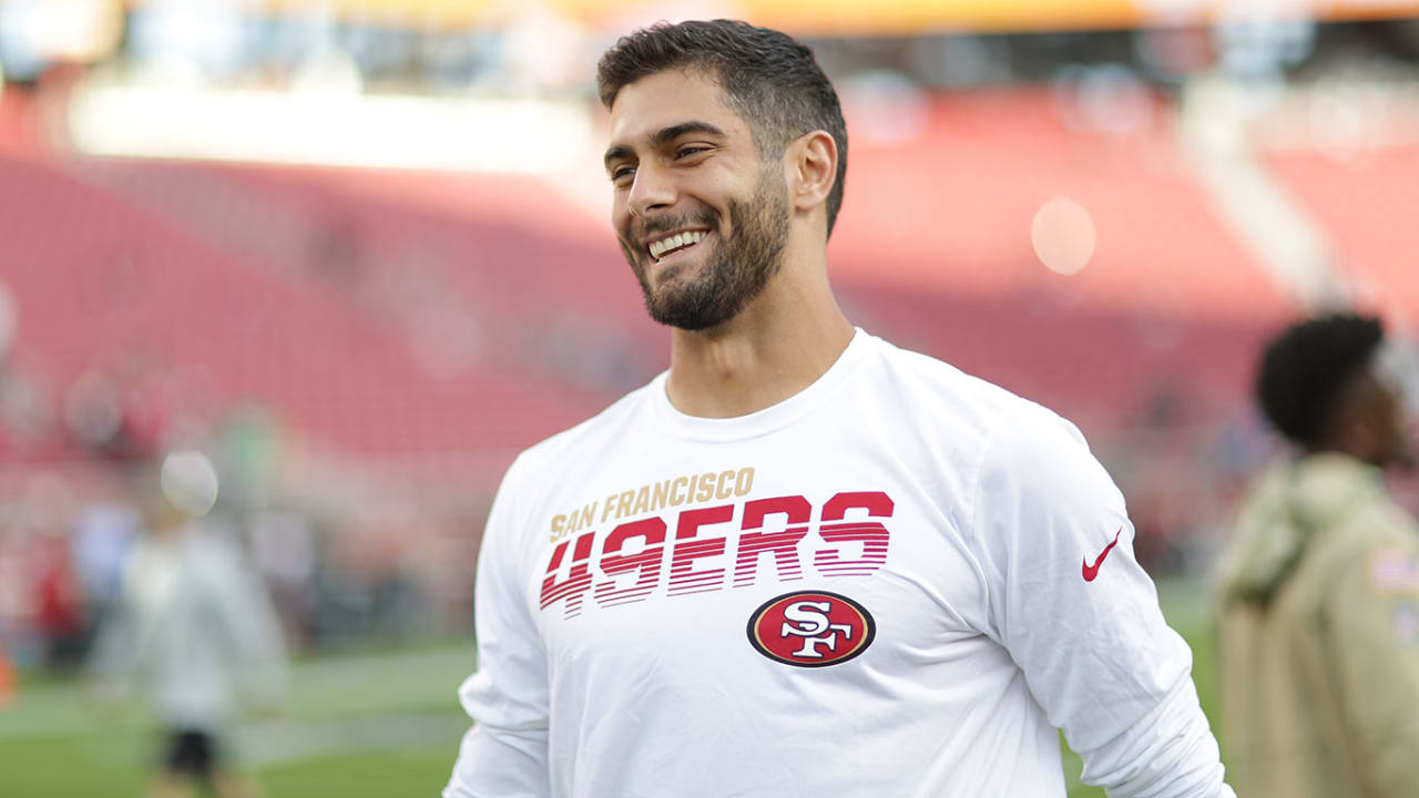 Jimmy Garoppolo Reaching Out to Trey Lance 'Speaks to His Class'