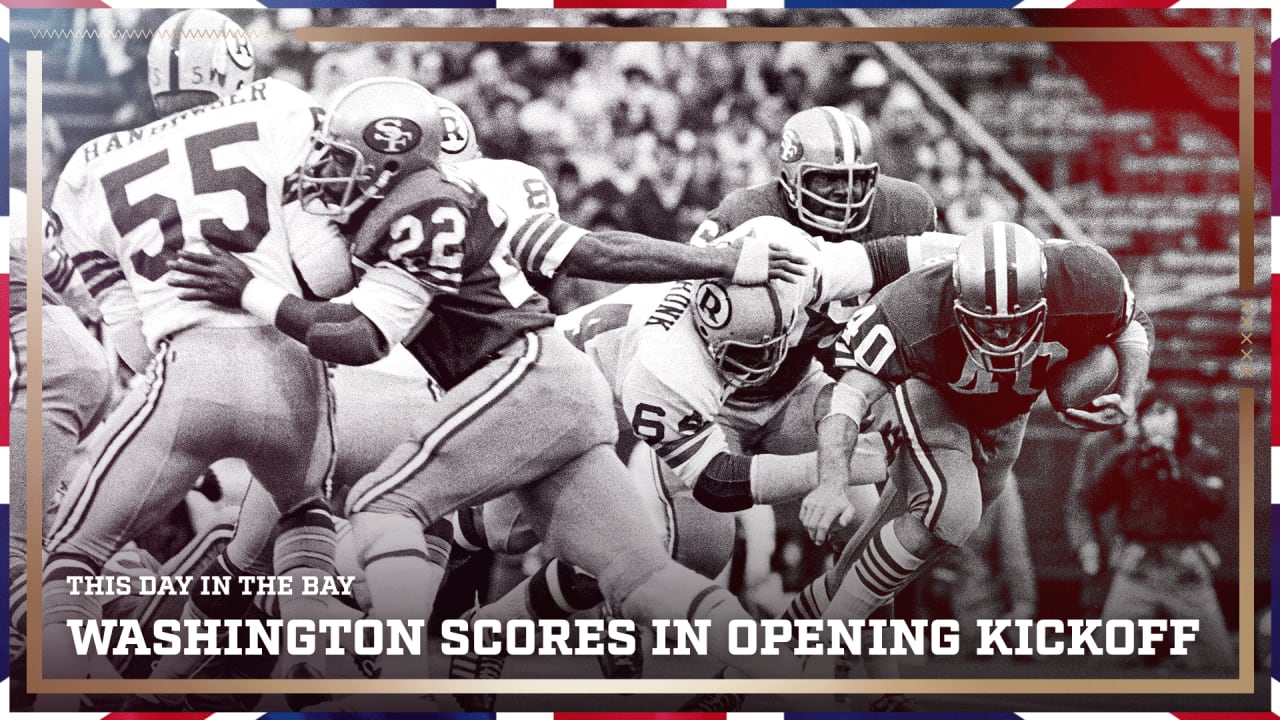 This Day in The Bay: Washington Scores in Opening Kickoff vs. Falcons