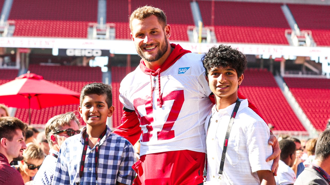 49ers practice jerseys feature SAP as new sponsor - Niners Nation