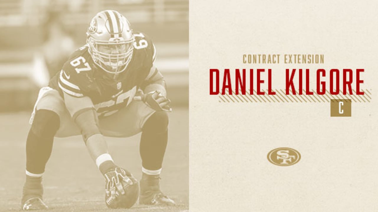 San Francisco 49ers including Daniel Kilgore of the San Francisco