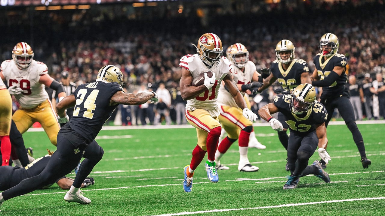 49ers' Raheem Mostert emerging as a star with big performance vs. Saints