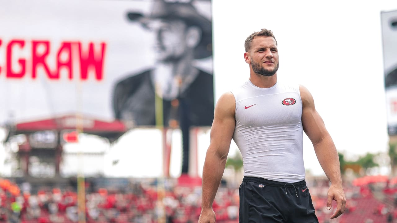 Nick Bosa 49ers jersey MVP year Captain Patch ASK for sizes