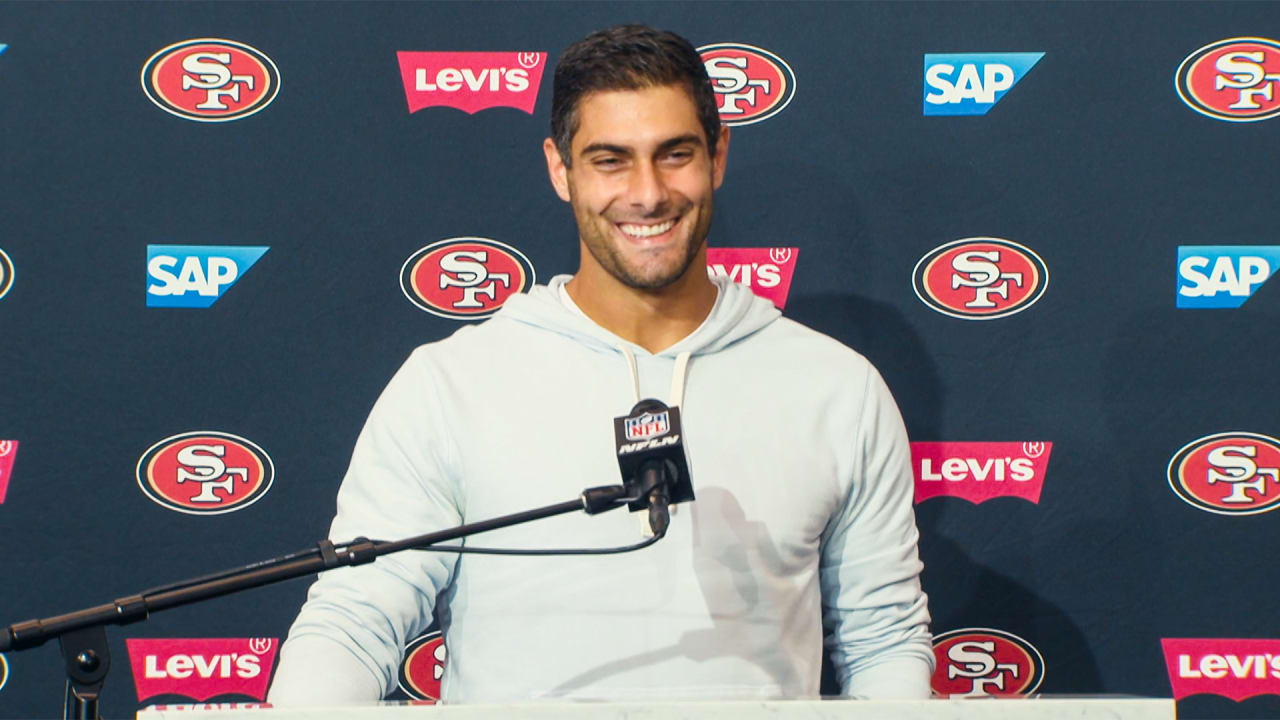 Jimmy Garoppolo deal still being worked out, misses Raiders introductory  news conference Thursday