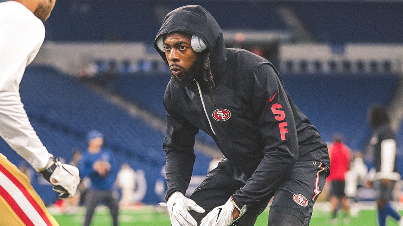 August 25, 2018: San Francisco 49ers defensive back Richard Sherman (25)  during NFL football preseason game action between the San Francisco 49ers  and the Indianapolis Colts at Lucas Oil Stadium in Indianapolis