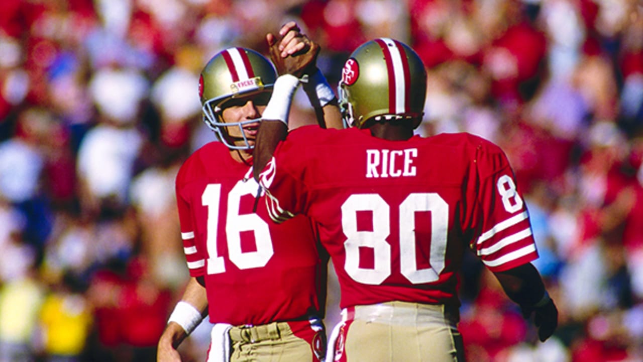 Joe Montana, Jerry Rice and Steve Young Named Best in NFL History