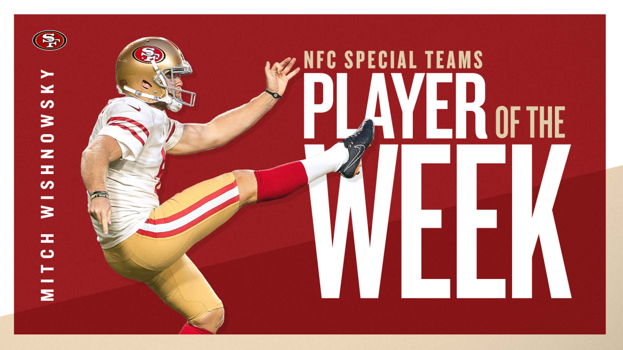 49ers Awards: Punter Mitch Wishnowsky named NFC's Special Teams Player of  the Week - Niners Nation