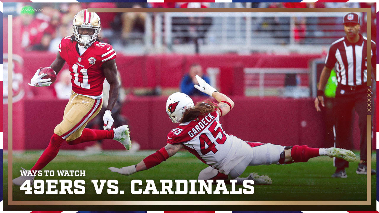 Arizona Cardinals vs. San Francisco 49ers game LIVE tonight on CBS 5