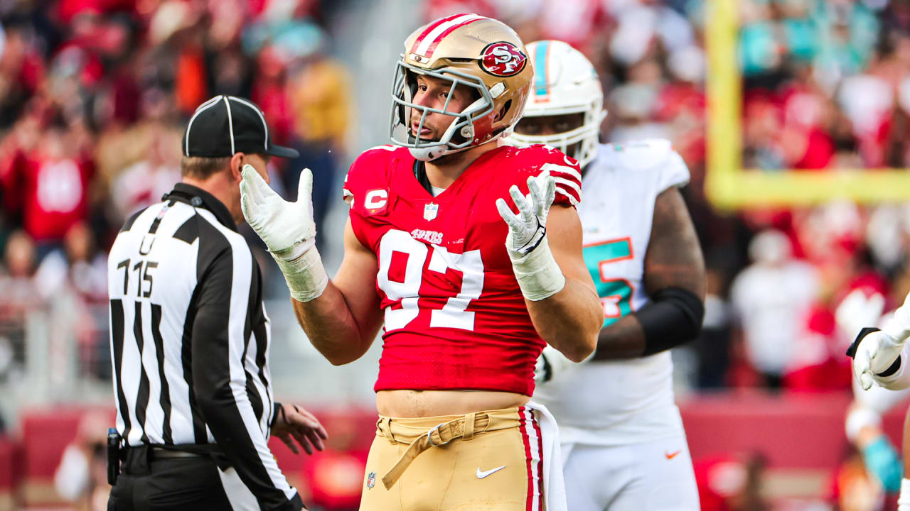 49ers DE Nick Bosa provides reason for concern for Dolphins - The San Diego  Union-Tribune