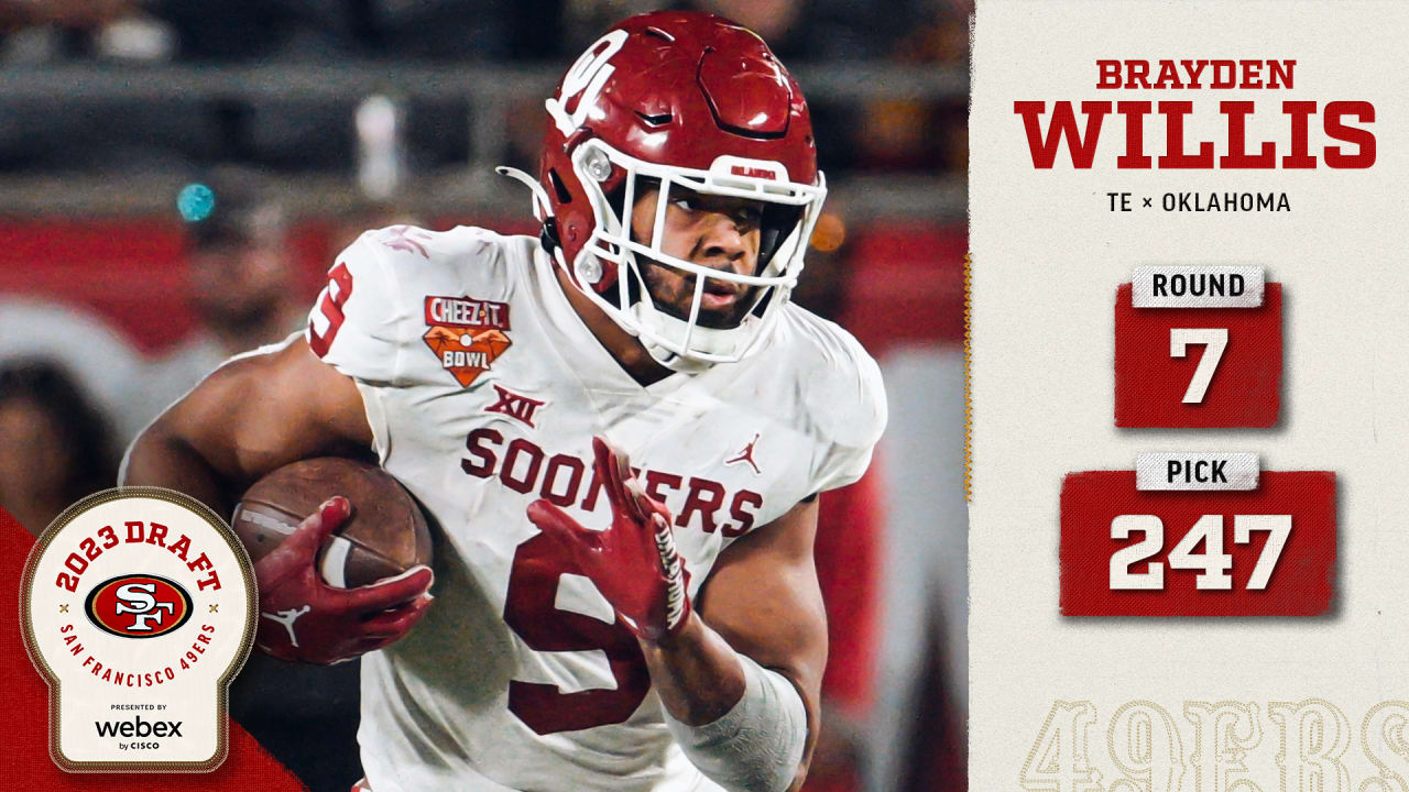 49ers Select TE Brayden Willis with the No. 247 Pick in the 2023 NFL Draft