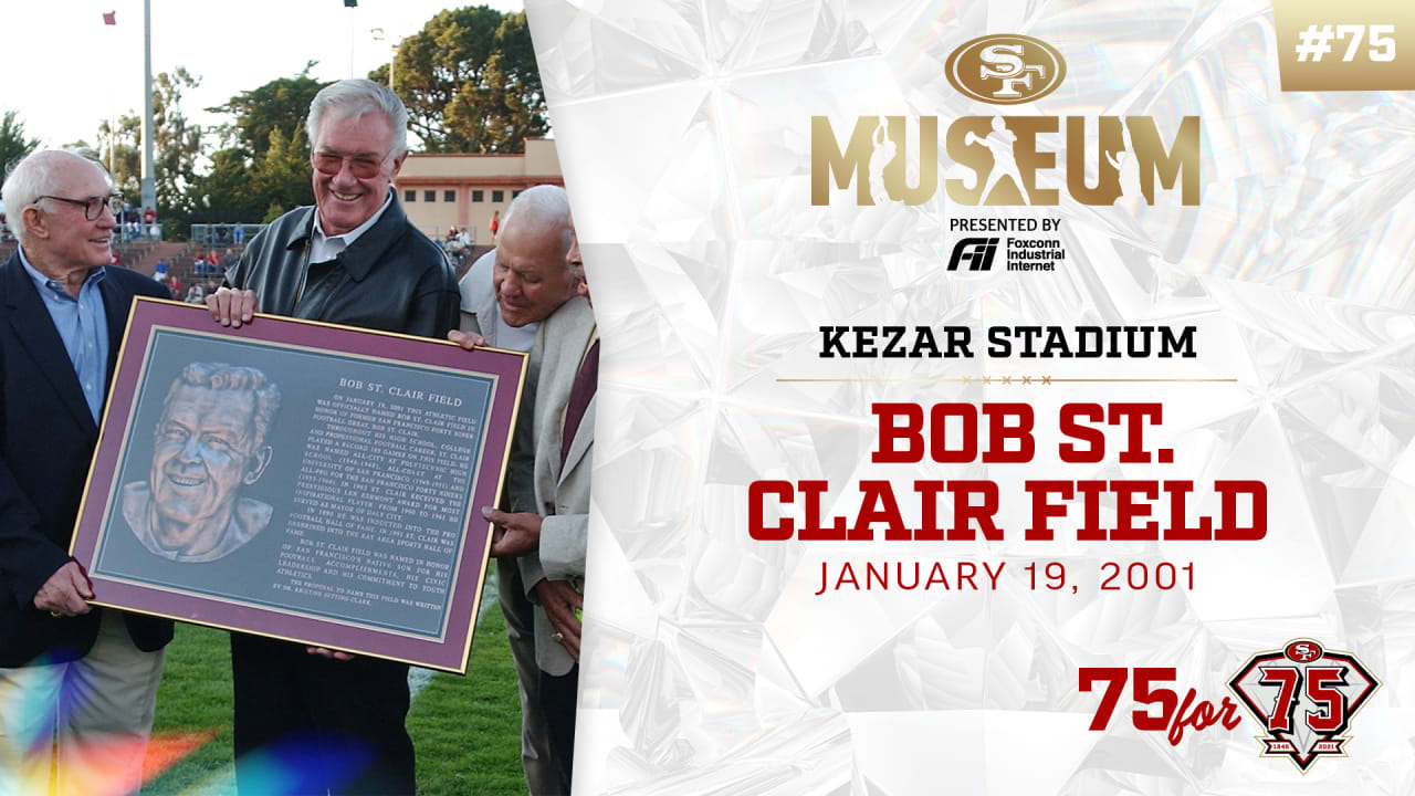 Bob St. Clair Plaque, Played all of his football (Polytechn…