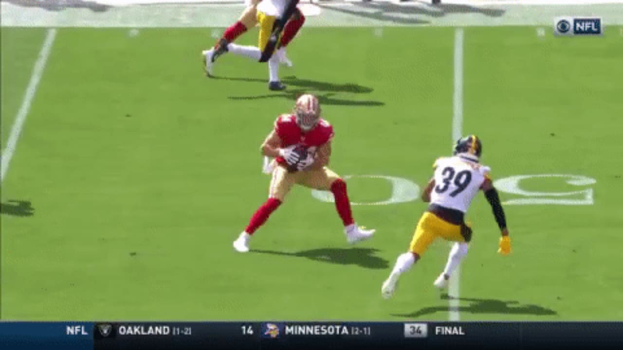 Dante Pettis talks 51-yard touchdown catch vs. 49ers