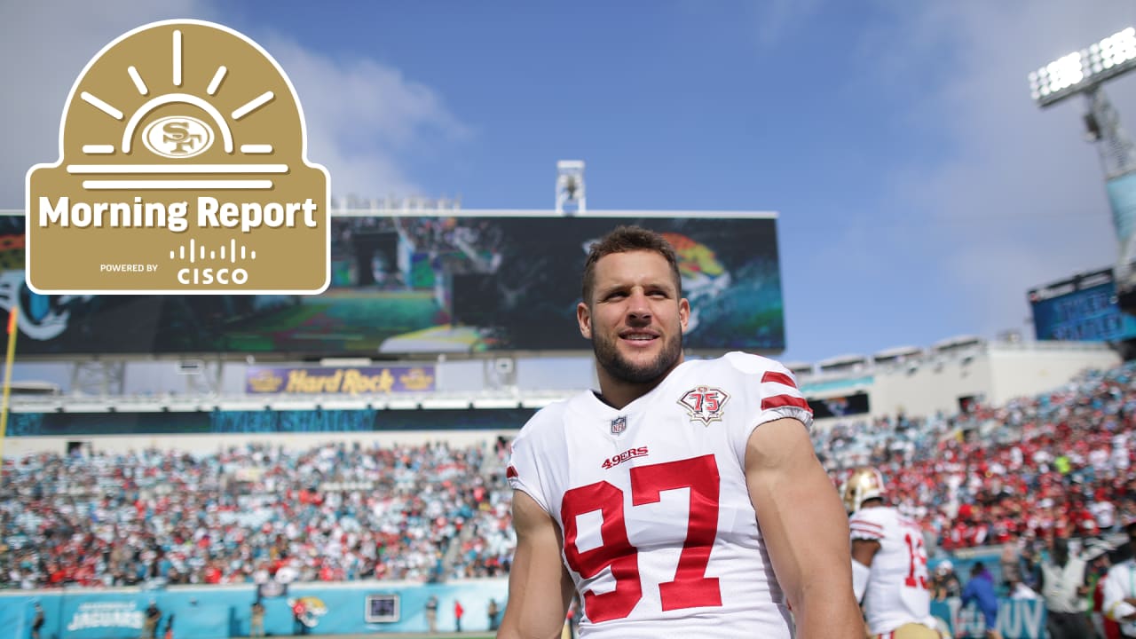 Nick Bosa named NFC defensive player of Week 13 - Sactown Sports