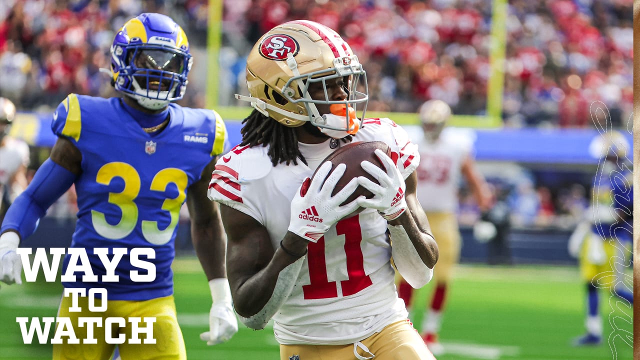 Ways to Watch and Listen: San Francisco 49ers vs. Los Angeles Rams