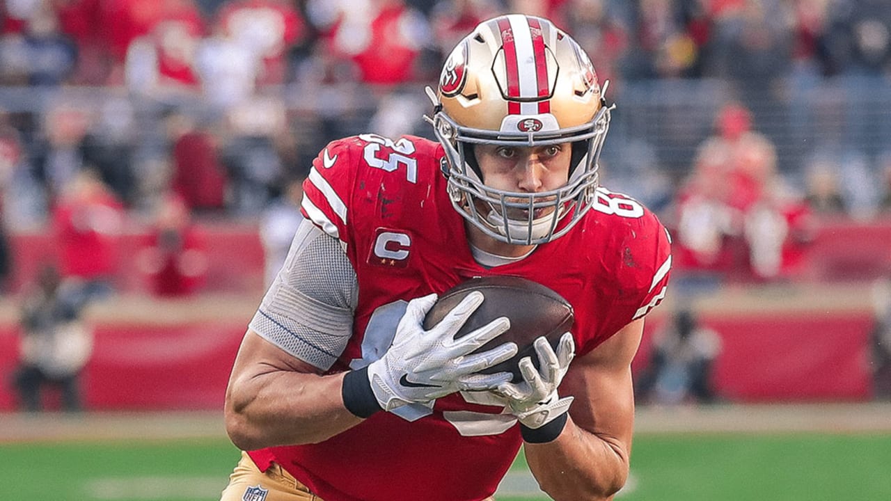 George Kittle San Francisco v Green Bay Packers NFC Championship