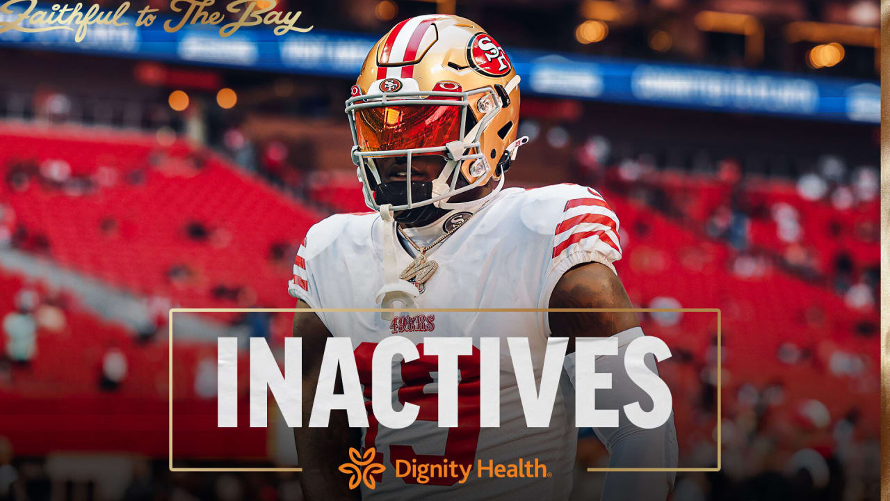 Seven 49ers Out vs. Raiders; Week 17 Inactives