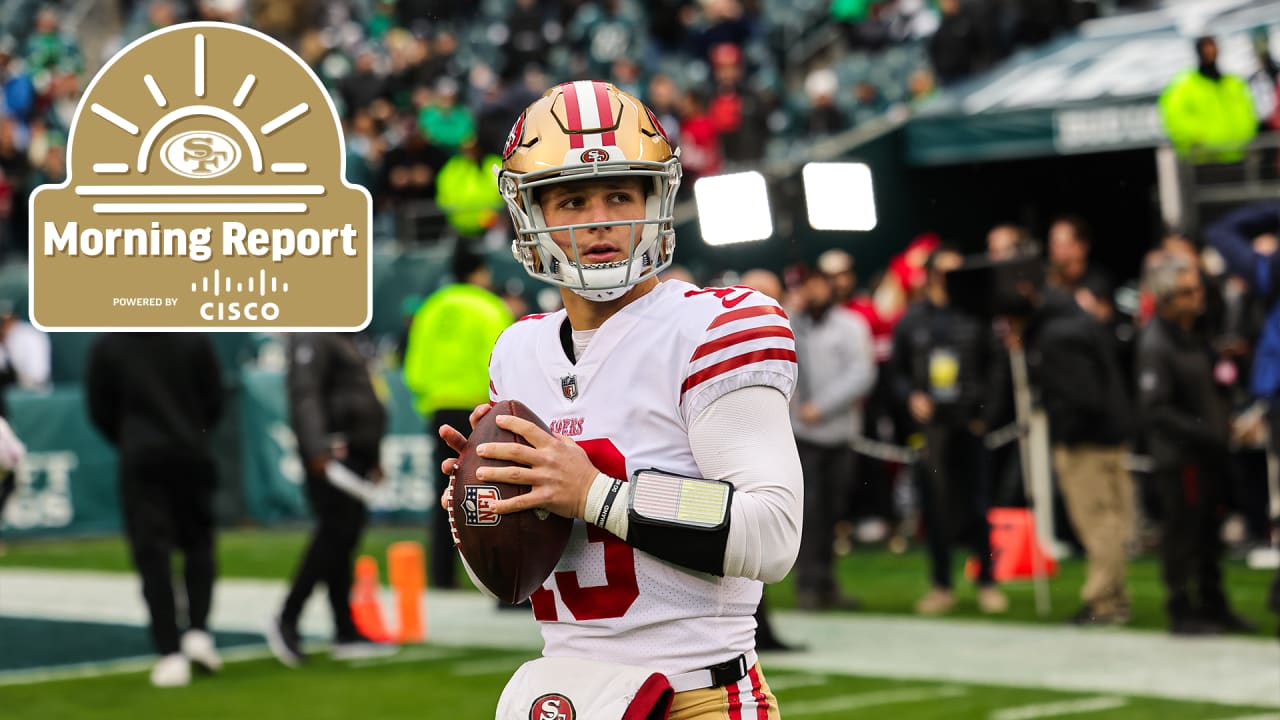 Morning Report Injury Update on QB Brock Purdy
