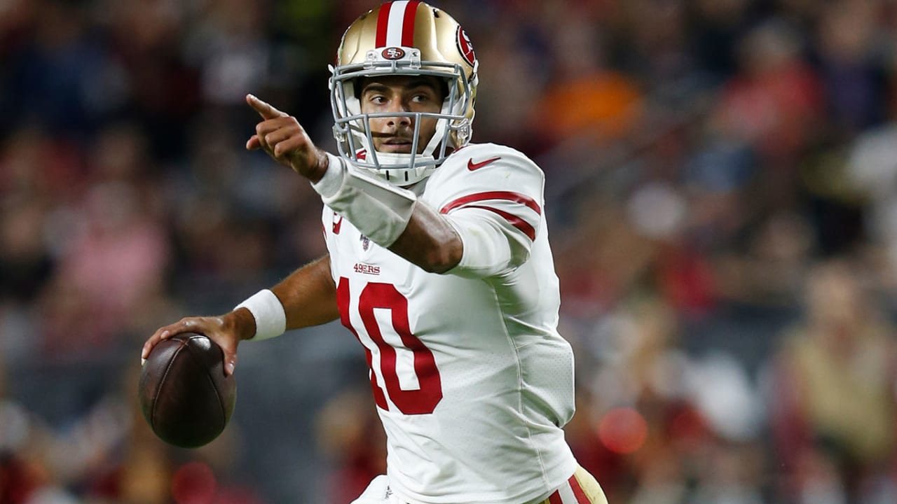 49ers' Jimmy Garoppolo to Undergo MRI After Suffering Calf Injury