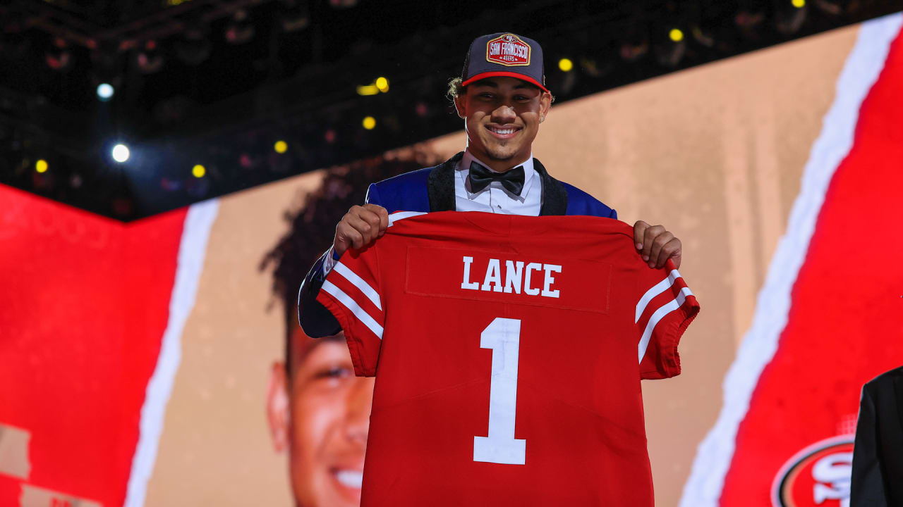 NFL draft Trey Lance official Niners jersey - Niners Nation